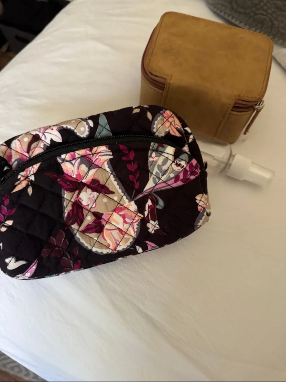 Vera Bradley Women's Cotton Medium Cosmetic Makeup Organizer Bag